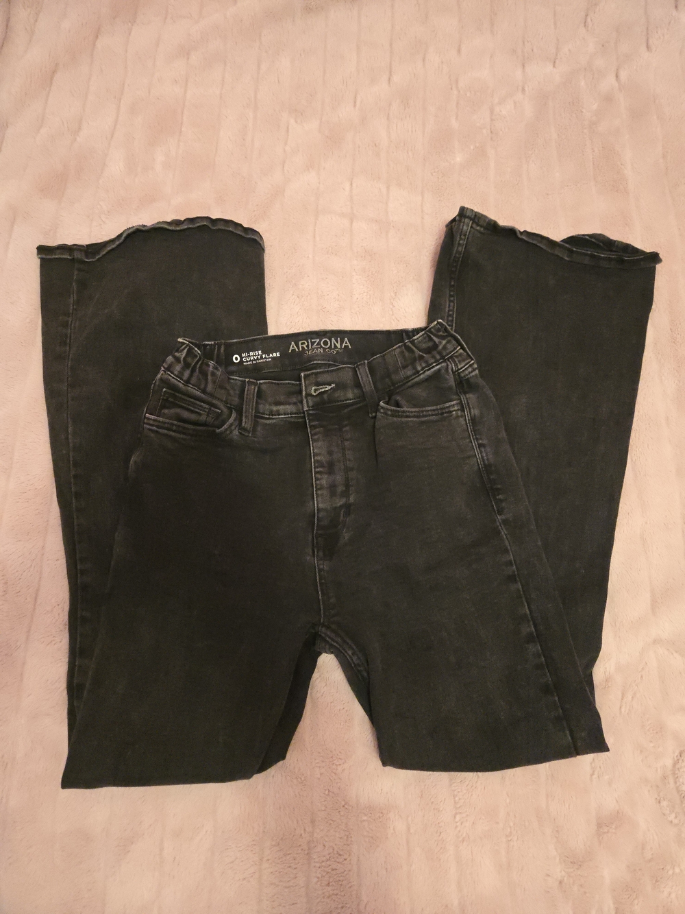 Arizona Jean Company High-Rise Black Women's Jeans